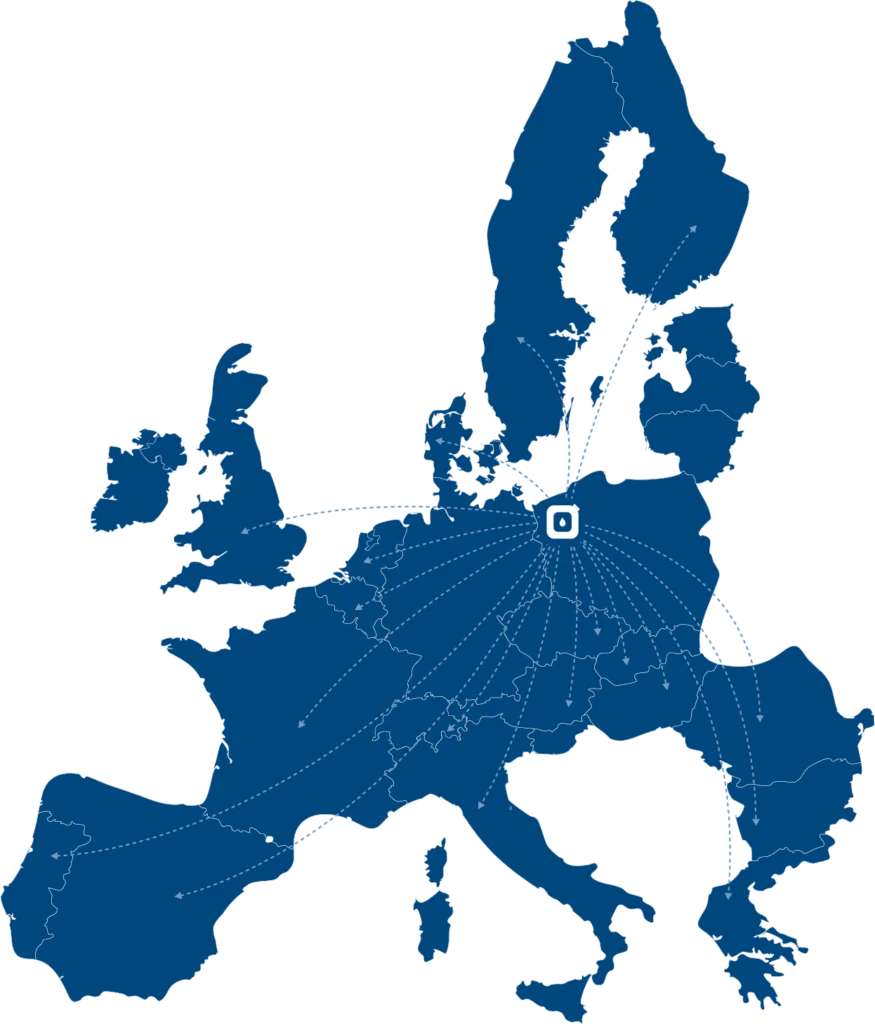 Wirano - dostawy w całej Europie